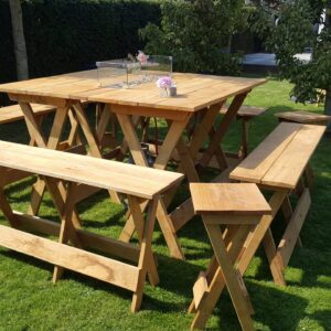 Woody-Line XL stamtafel set met brander