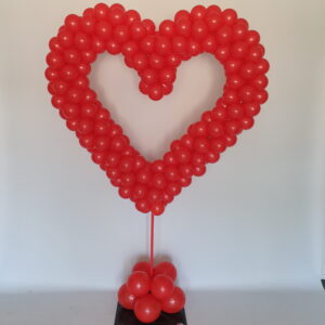 Ballonnen hart op hoogte