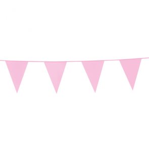 Vlaggenlijn pink 10m