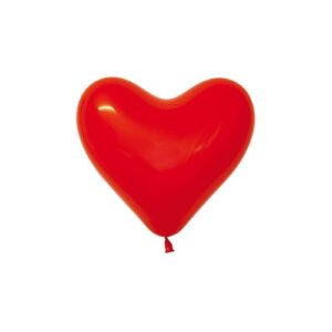 Ballonen Hart Rood 30cm
